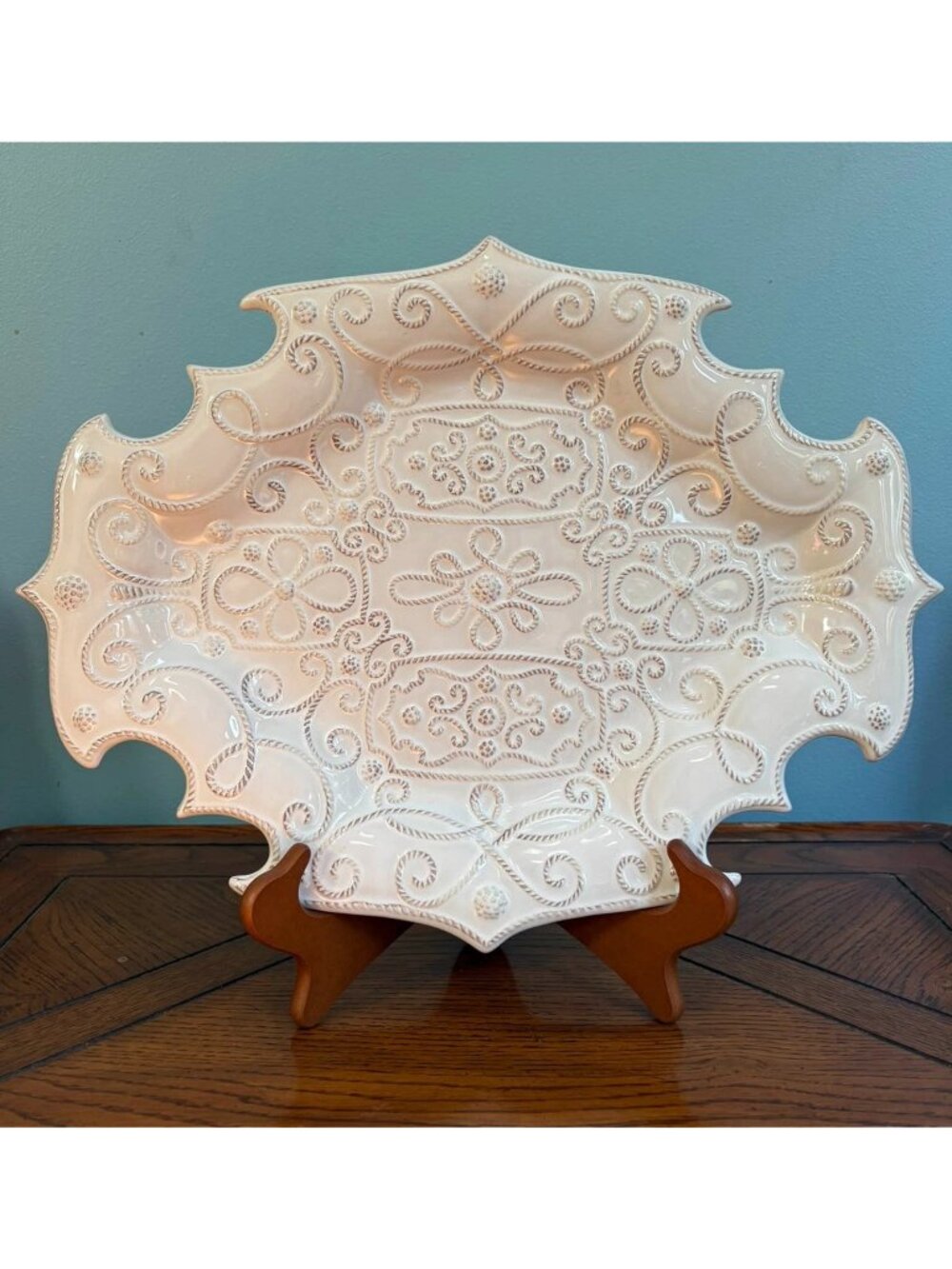 Juliska Jardins du Monde Villandry Landriana 17" Hostess Platter - DISCONTINUED
